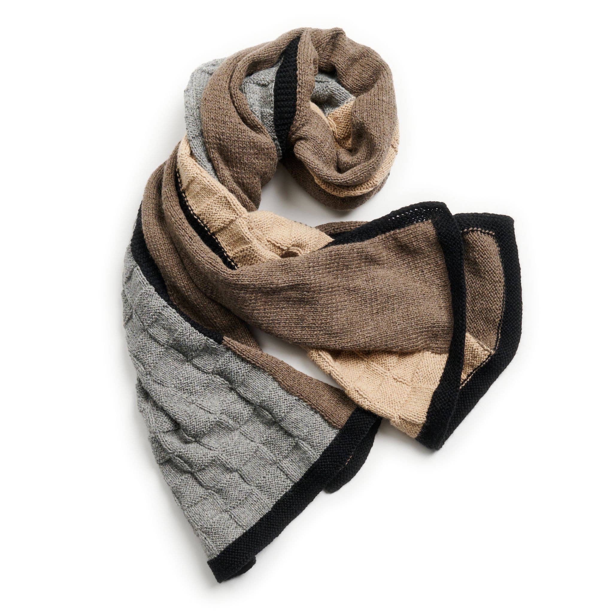 Variously – wholesale Throw blanket – Muhu Hand Knitted Peruvian Alpaca Blanket / Blanket Scarf9