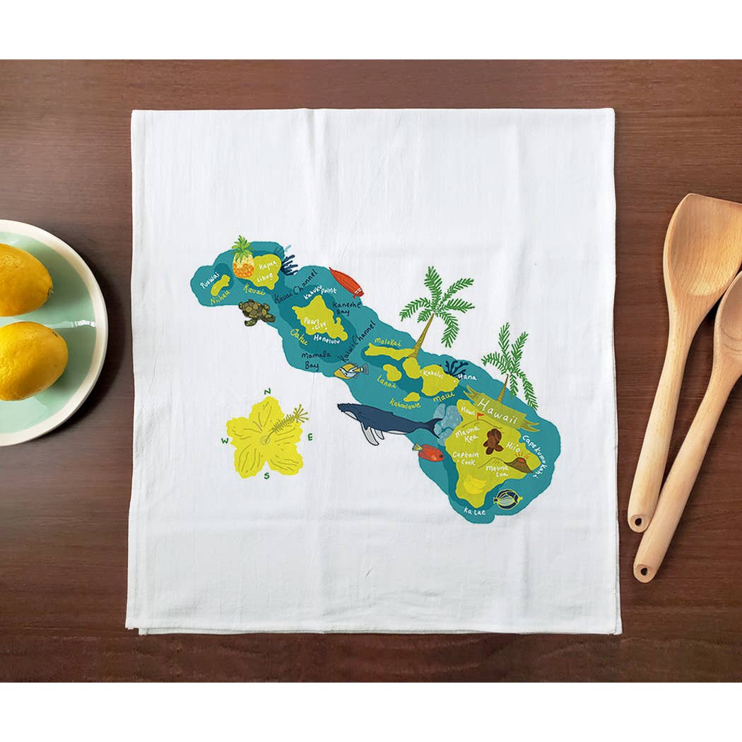 Allport Editions – Engroshandel Viskestykke – Hej USA håndklædeserie - ALLE 50 STATER HER!11