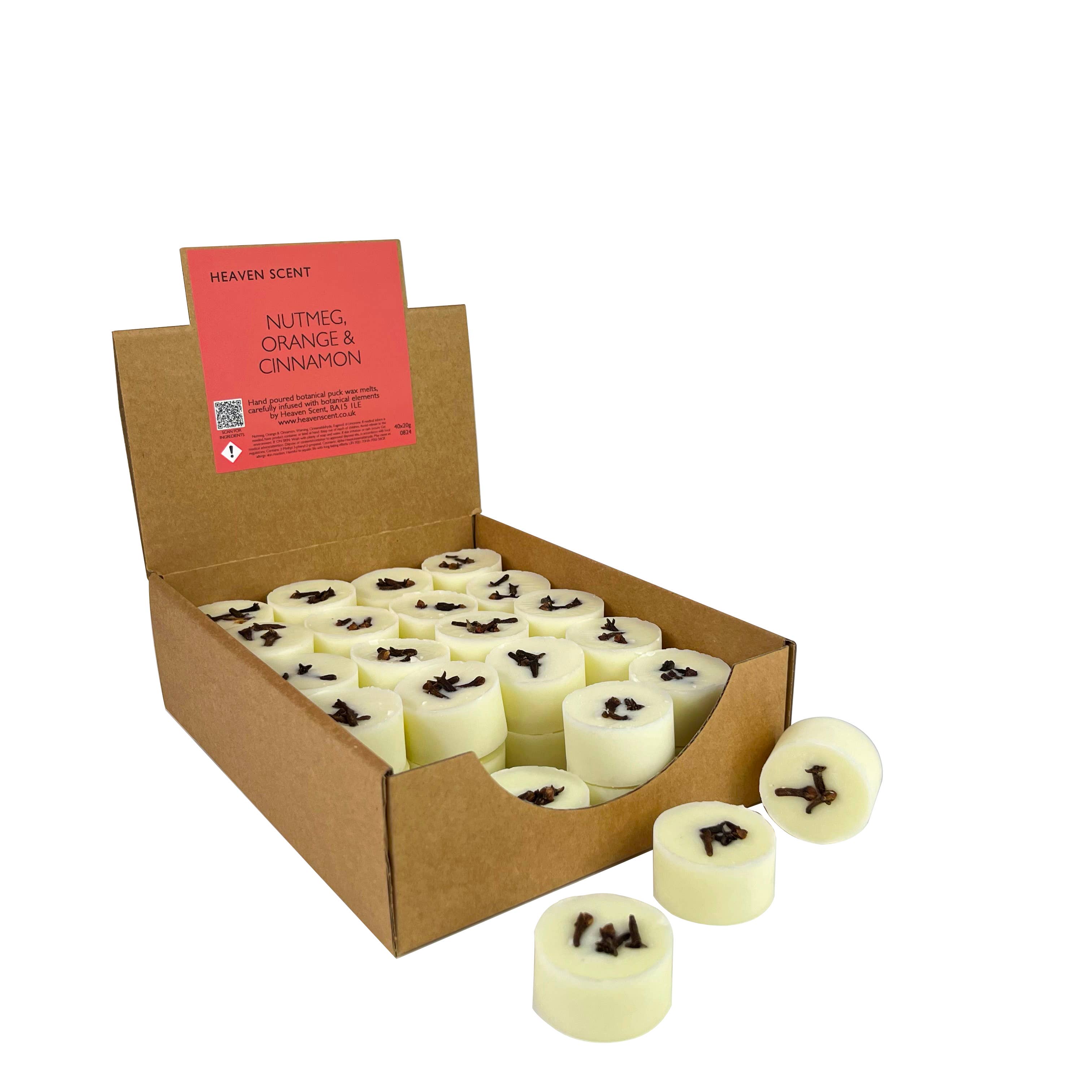 Heaven Scent Incense Ltd - Vendita all'ingrosso Cialde di cera - Botanical Wax Melt Puck, 20 g, confezione da 407