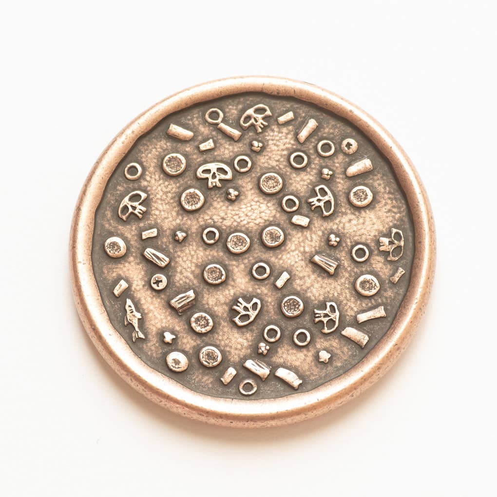 Shire Post Mint - Wholesale Keepsake Coin/Token - Pizza Pi Coin in Copper with Tiny Pizza Box1