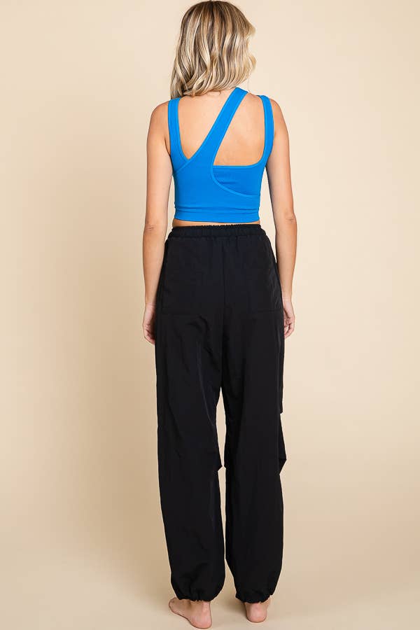 ANWND - Venta al por mayor Camiseta sin mangas - Mujer - 52588 - CAMISETA SIN MANGAS ASIMÉTRICA DE DOBLE CAPA5