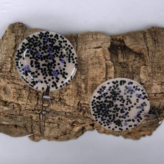 Brincos Dot circle P0059 por atacado de Resinartesania