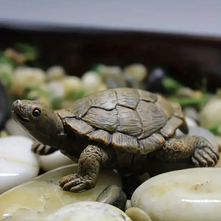 Magnifique Hearts - Wholesale Sculpture - Turtle Miniature Sculpture, Garden, Aquarium, craft, decor
