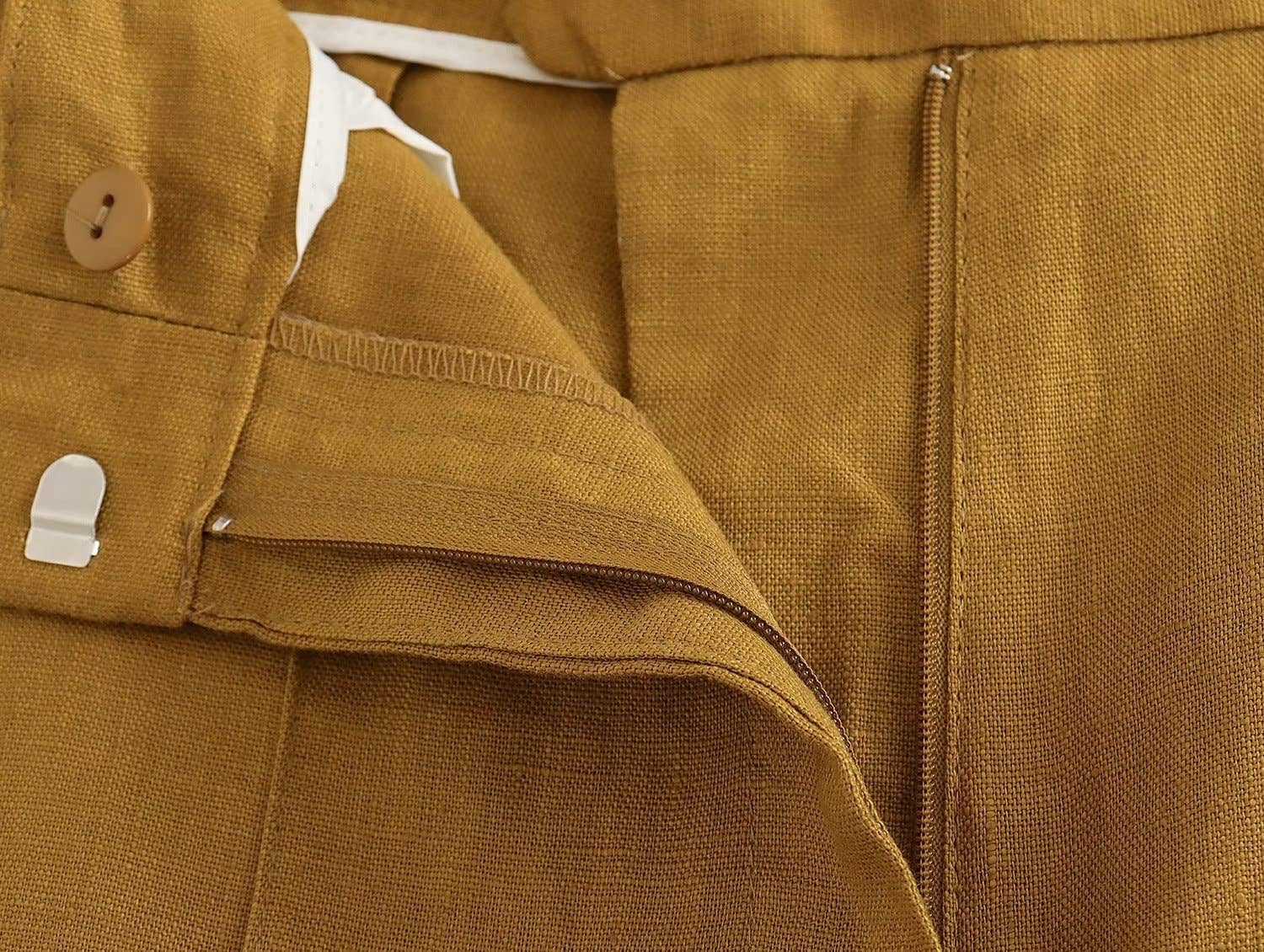 Marayn - Wholesale Suit Set - Women's - Linen Suit Set Blazer Vest and Trousers  Chic Export18