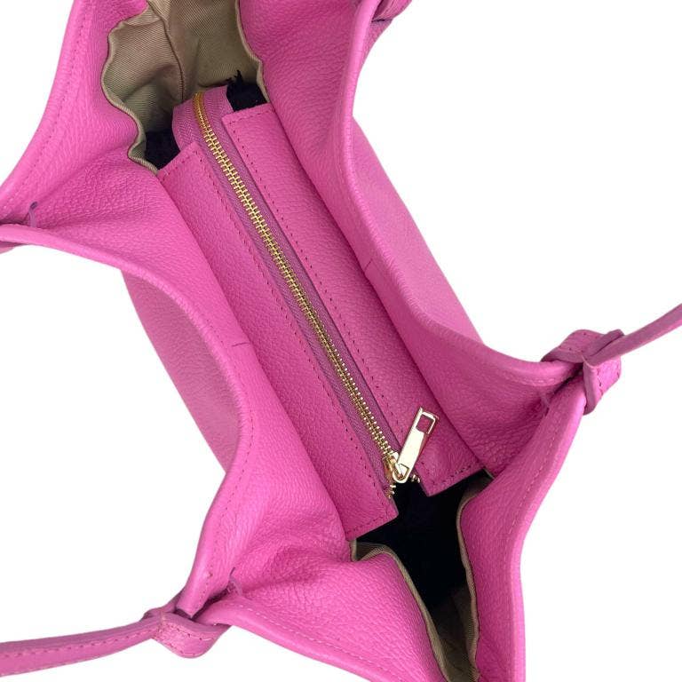 Chenson & Gorett - Vente Sac porté épaule – femme - Sac trapezoïdal pour femme en cuir italien, grande capacité 5799411