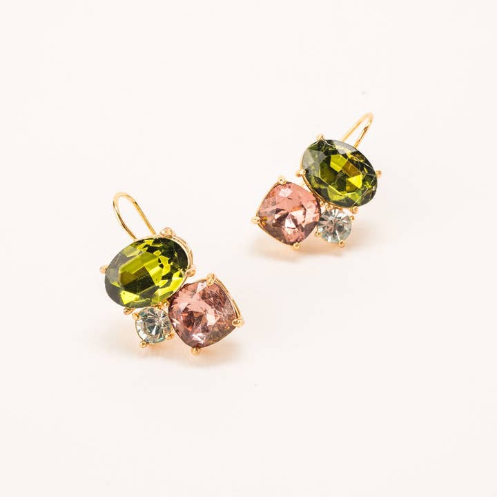 Violet & Brooks - Wholesale Dangle Earrings - Skylar Cluster Drop Earring5