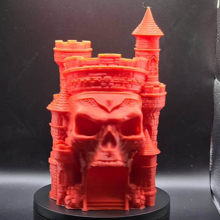 Tour de Dés Citadelle Crâne – Accessoire RPG Gothique Imprimé en 3D pour Jeux de Table, D&D, Pathfinder, Cadeau de Jeu Unique, Décor de Lanceur de Dés pour la vente par PerfectionIn3D