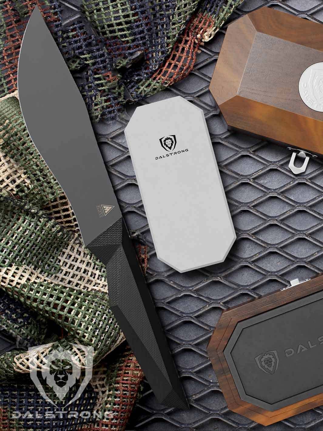 Dalstrong - Wholesale Kitchen/Utility Knife - Chef's-Cleaver Hybrid "Barong" Knife 7" | Shadow Black Series | NSF Certified | Dalstrong ©9