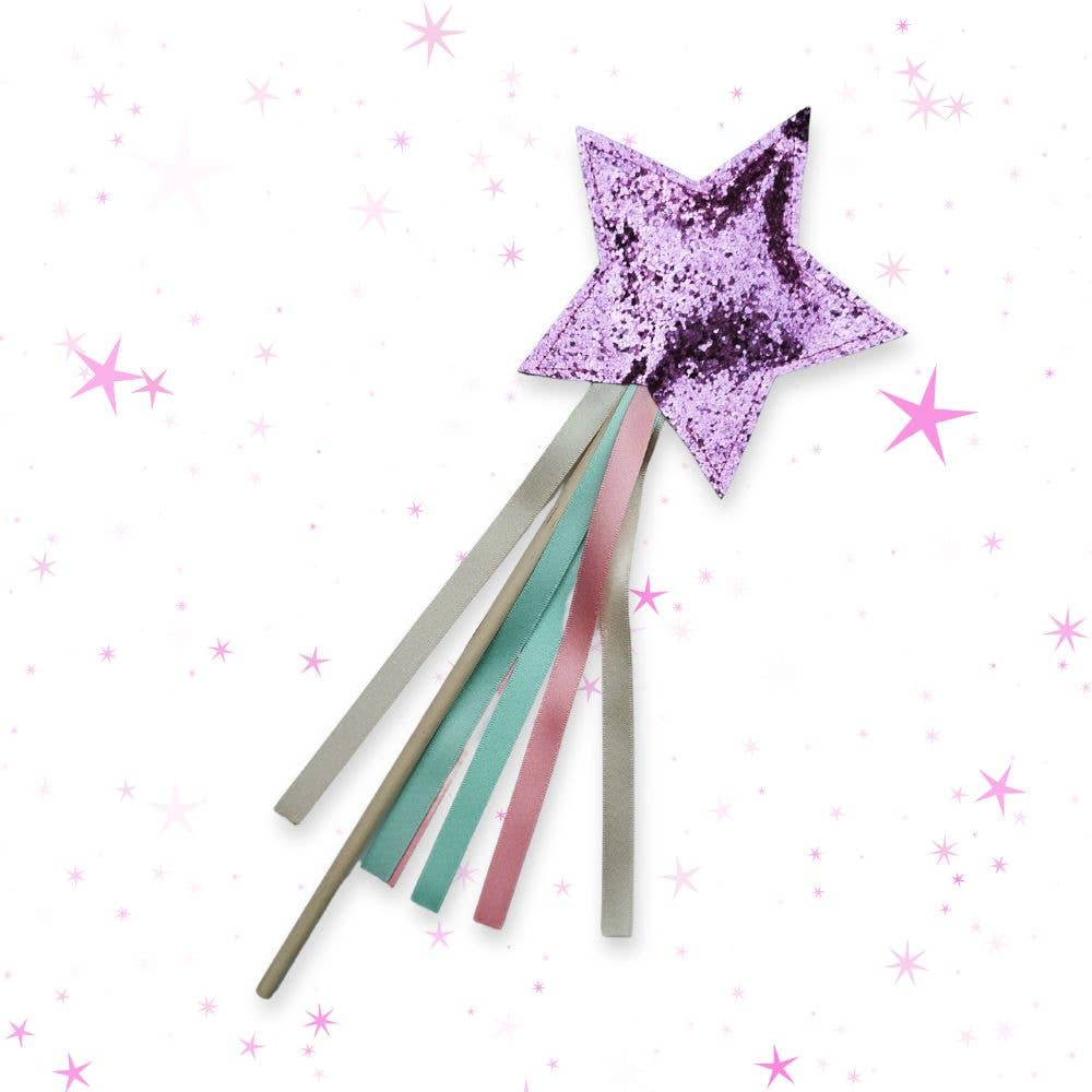 A is for Alice Costumes - Wholesale Toy Wand - Kids - Glitter Magic Wand - Kids Dress Up Accessory0