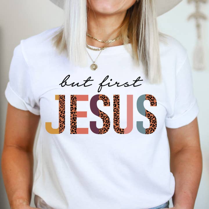 But First Jesus T-shirt for wholesale by VibeClothing