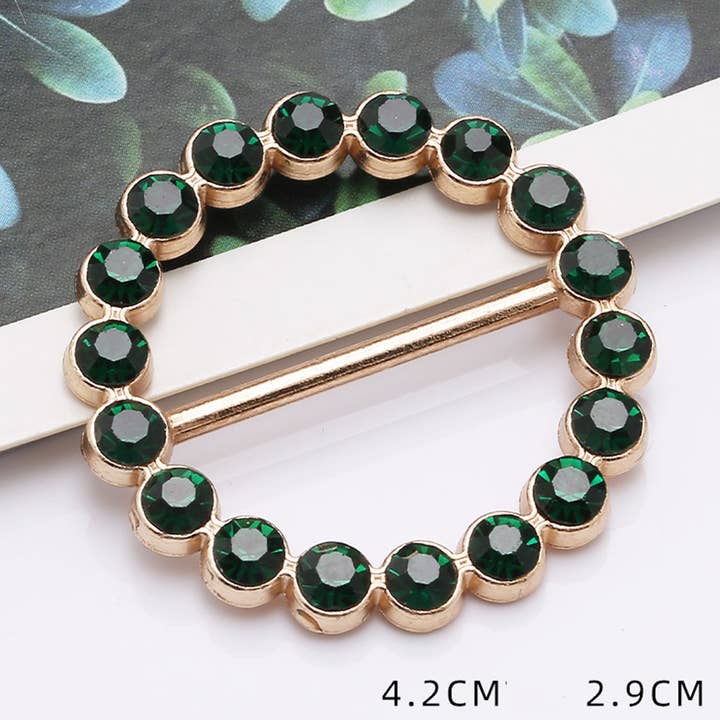 HIGH-GRADE METAL RING WITH DIAMONDS SCARF RING_CWMM2149 for wholesale by ACCITY