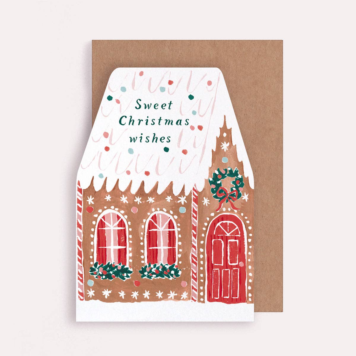 Sister Paper Co. - Wholesale Christmas Card - Gingerbread House Christmas Card | Holiday Cards | Christmas3