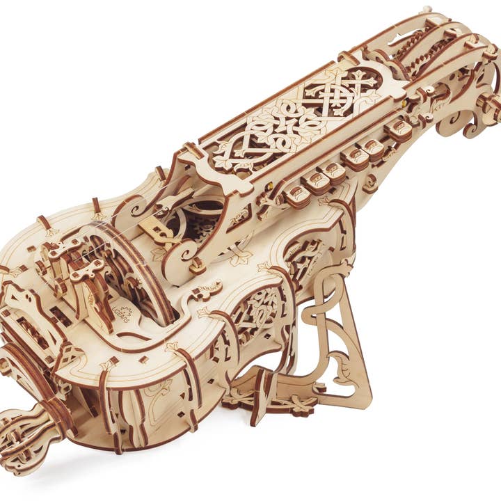 Ukidz LLC - Wholesale DIY Craft Kit - UGears Hurdy-Gurdy -Wooden 3D Puzzles - DIY