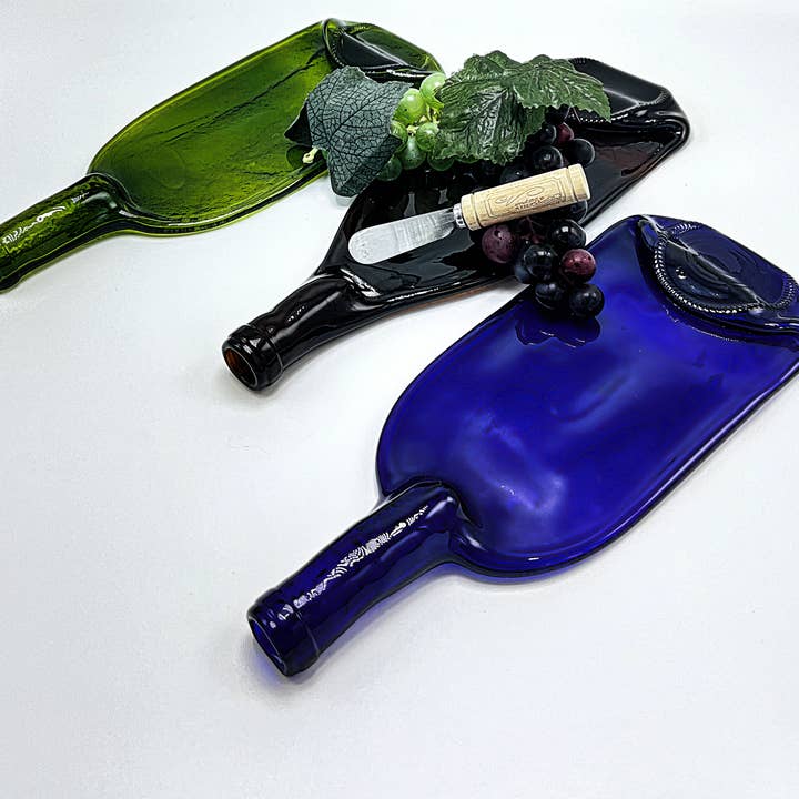 Cowgirls Re-Ride/ DBA ReCorked Creations - Wholesale Platter - Wine Bottle Appetizer Platter With Spreader1