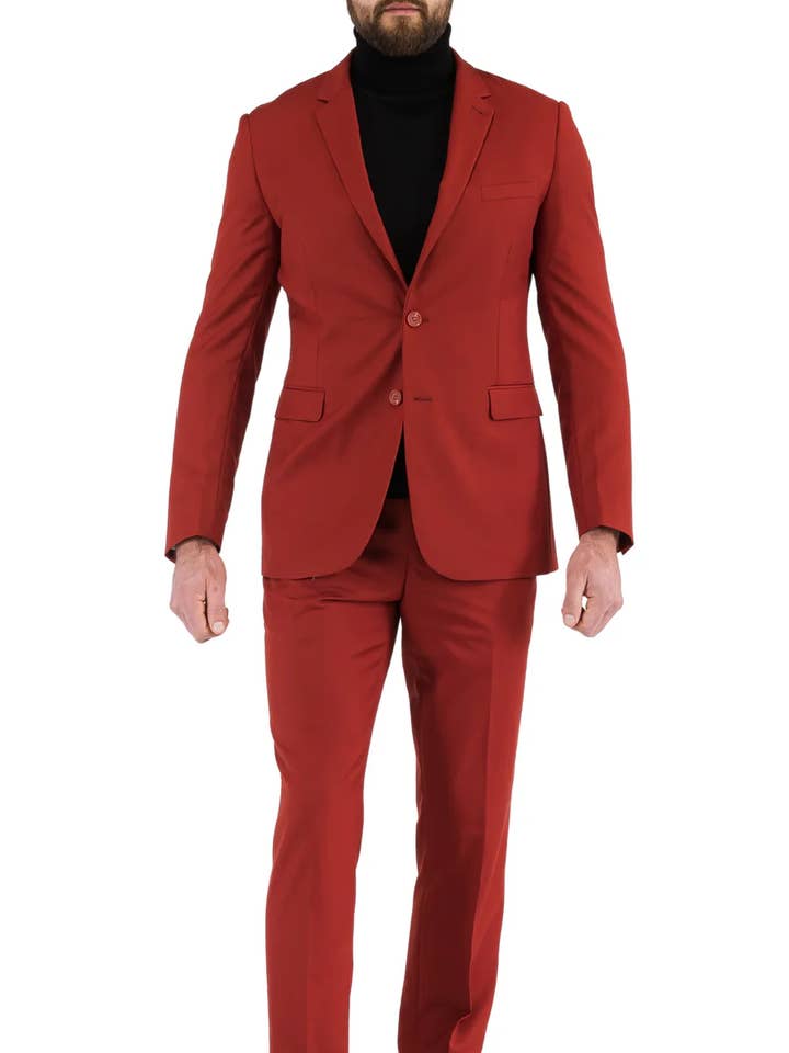 Ferrecci - Wholesale Suit Set - Men's - Ferrecci - Oslo 2pc Notch Lapel Slim Fit Suit Set