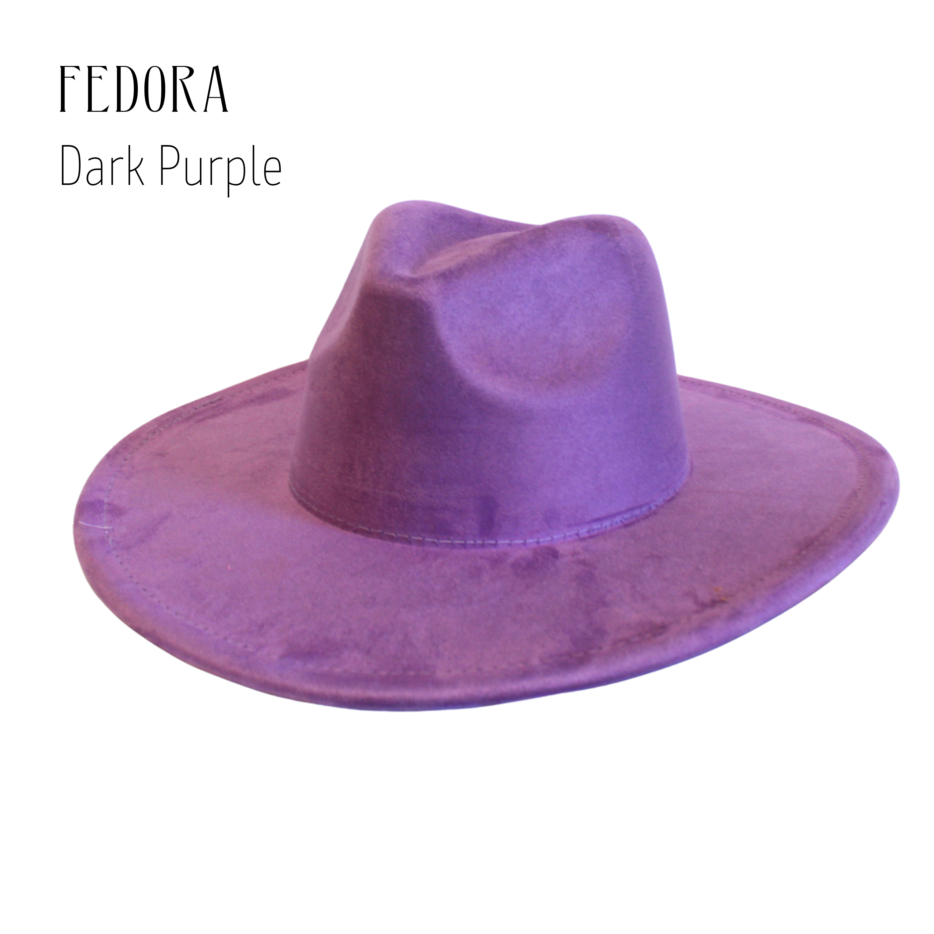 Wildflowers and Barley – Großhandel Fedora-Hut – Damen – Vegan-Wildleder-Blanko-Rancher-Krone-Fedora – Verstellbarer Hut für DIY & Hutverbrennung10