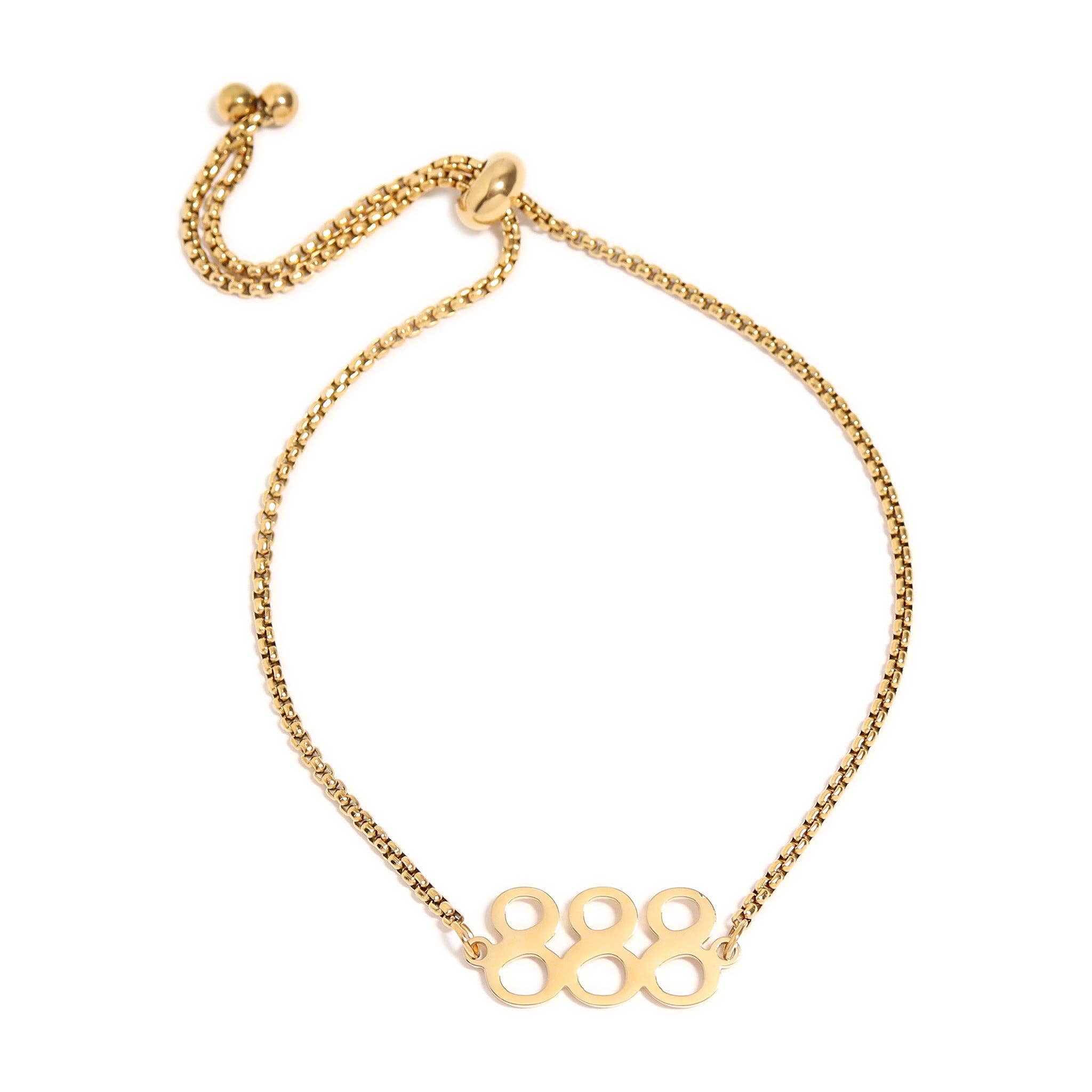 WJW – Engroshandel Armbånd med vedhæng – 18K forgyldt PVD rustfrit stål armbånd med engletal28