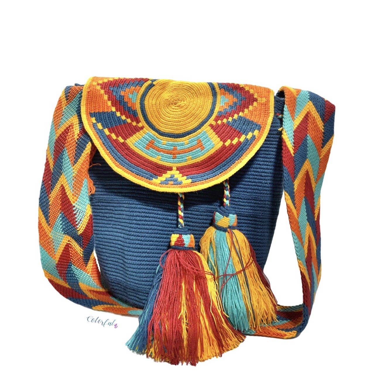 Colorful 4U - Wholesale Crossbody Bag - Women's - Colorful Crochet Bags with Cover36