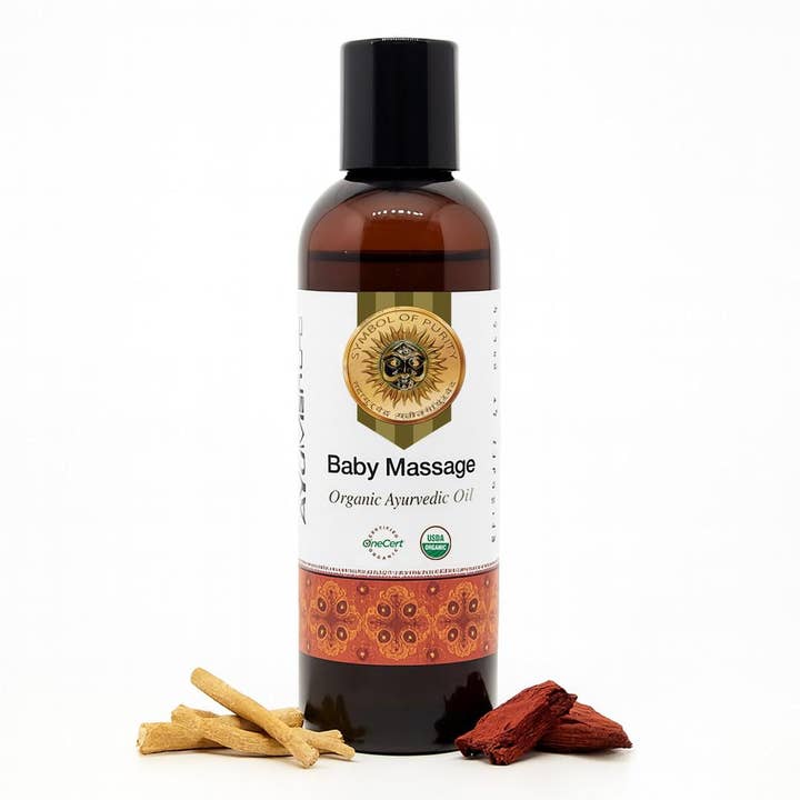 Baby Massage Oil - (118 ml) for wholesale by AyuMantra