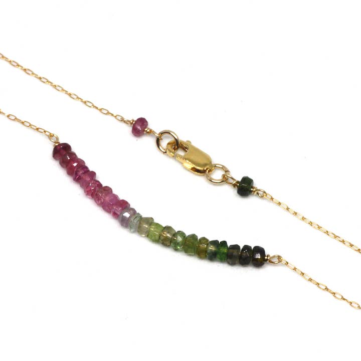 Azki Jewelry - Wholesale Pendant/Charm Necklace - Gemstone Bar Necklace2