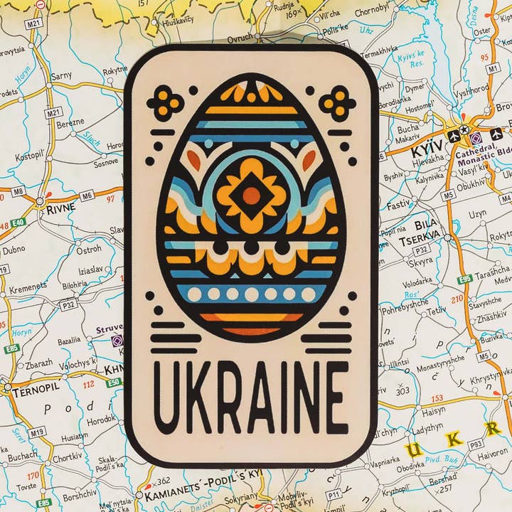 Ukraine Sticker for wholesale by Vagabond Heart