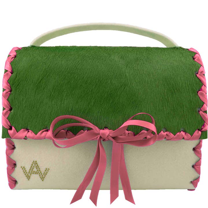 Fiesta de ojos lana blanco verde para venta al por mayor de AugenWaide