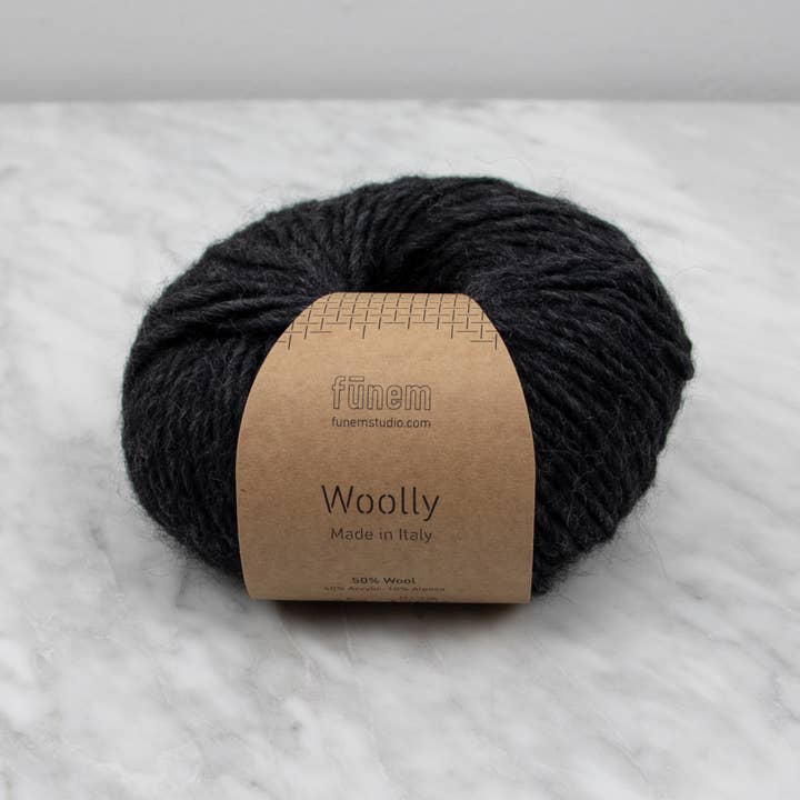 fūnem studio - Vente Fils à tricoter - Fil Woolly Italian Blend - Laine, acrylique, alpaga