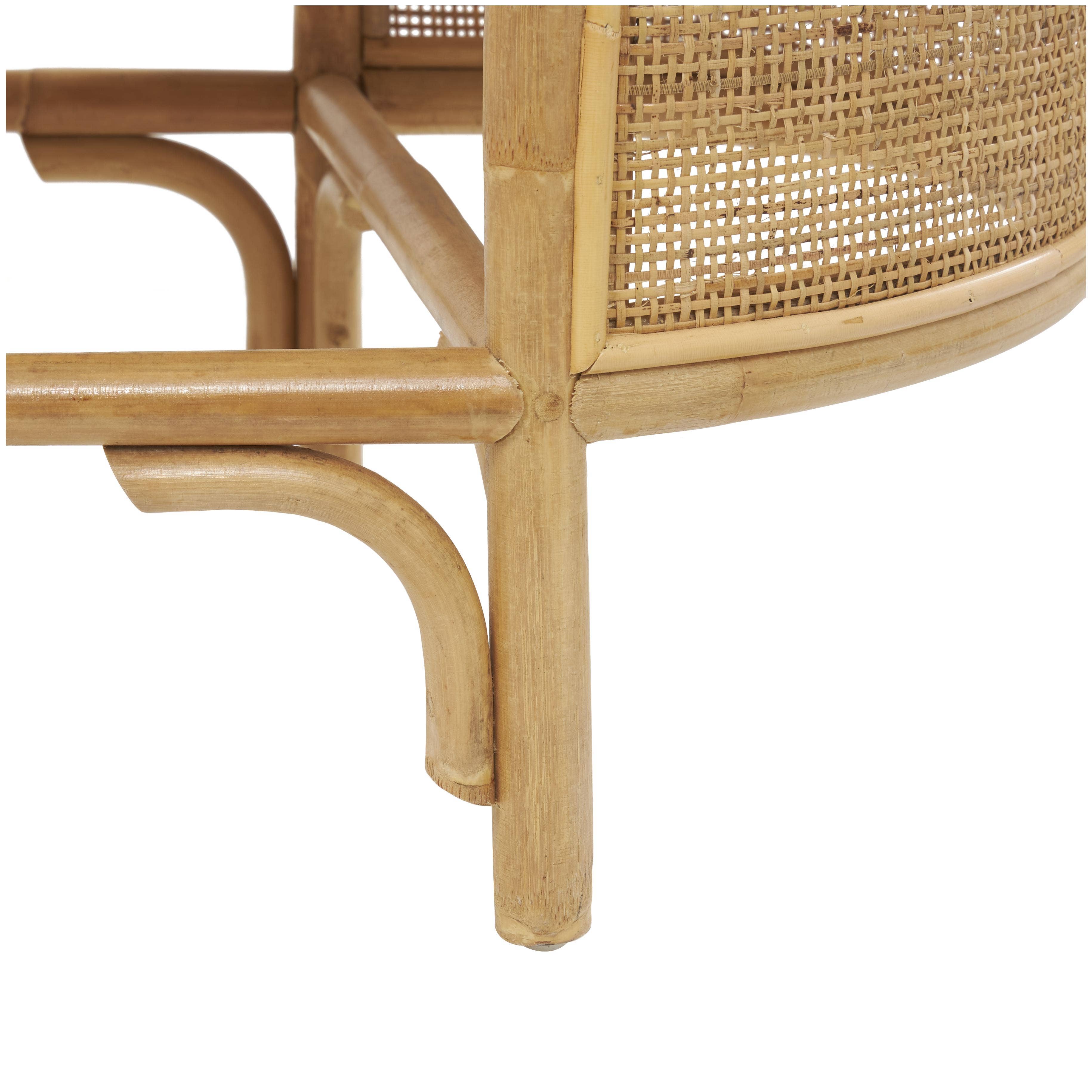 Deco Marché - Wholesale Bench - Natural Brown Rattan Bench8