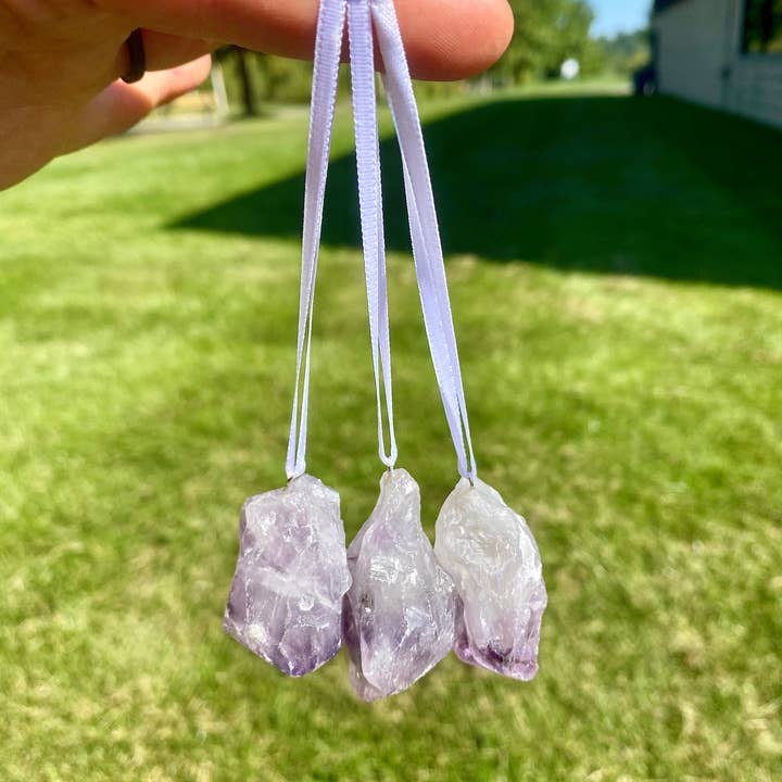 New Moon Beginnings - Wholesale Spiritual Stone/Crystal - Raw Amethyst Point Ornament, Home Decor, Ornament Decoration