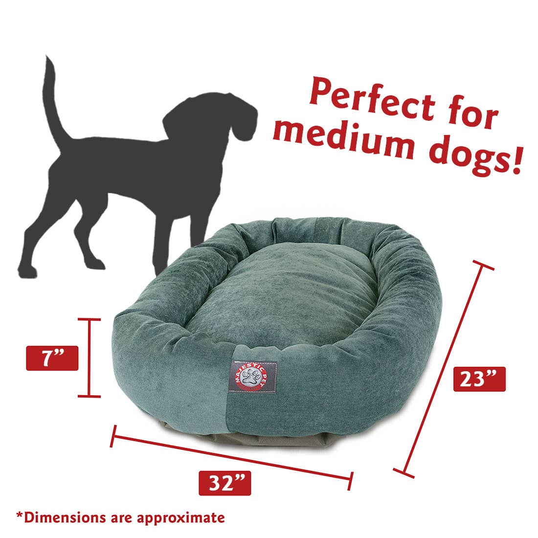 Majestic Pet Products - Vente Panier – chien - Panier pour chien Villa Bagel100