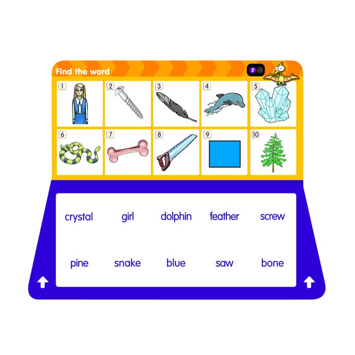 Discovery Toys - Wholesale Learning Cards - Kids & Baby - THINK IT THROUGH Learning Tiles READING Set13