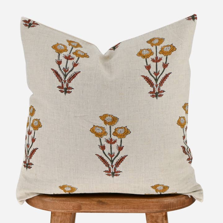 Funda de cojín con estampado Leander Block para venta al por mayor de Thread To Form