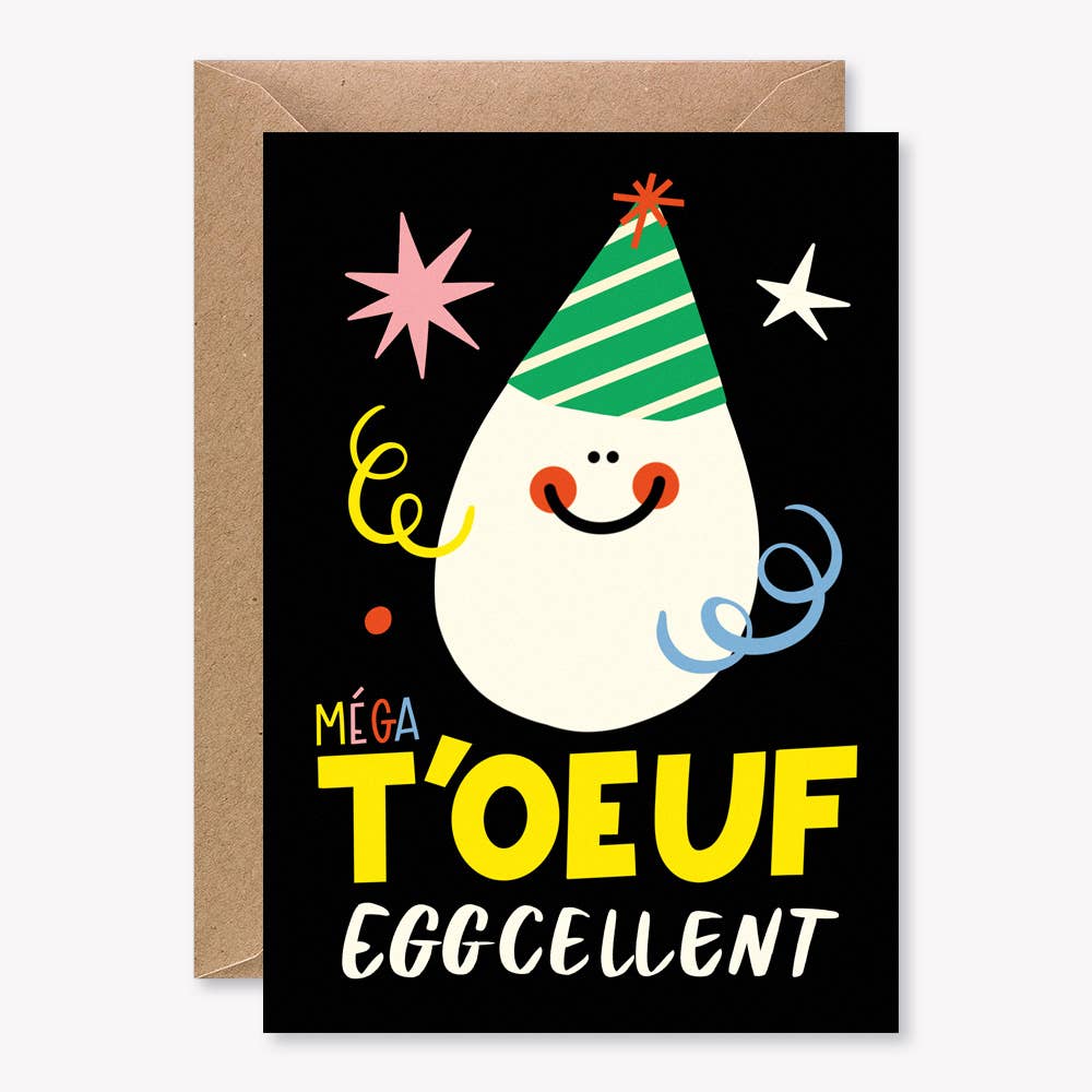 Lulu la nantaise - Wholesale Easter Card - Mega T'egg - Greeting Card0