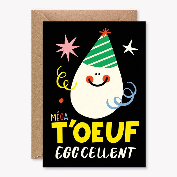 Lulu la nantaise - Wholesale Easter Card - Mega T'egg - Greeting Card