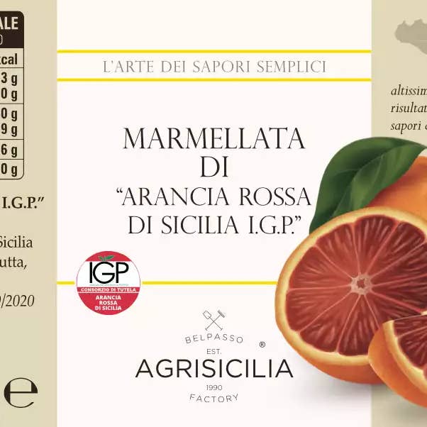 Agrisicilia S.p.A. - Wholesale Jam/Jelly - IGP Sicilian Blood Orange Jam - 360g2