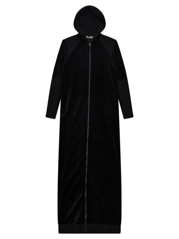 Bomullsvelourrock med huva för wholesale av Hush.Shop