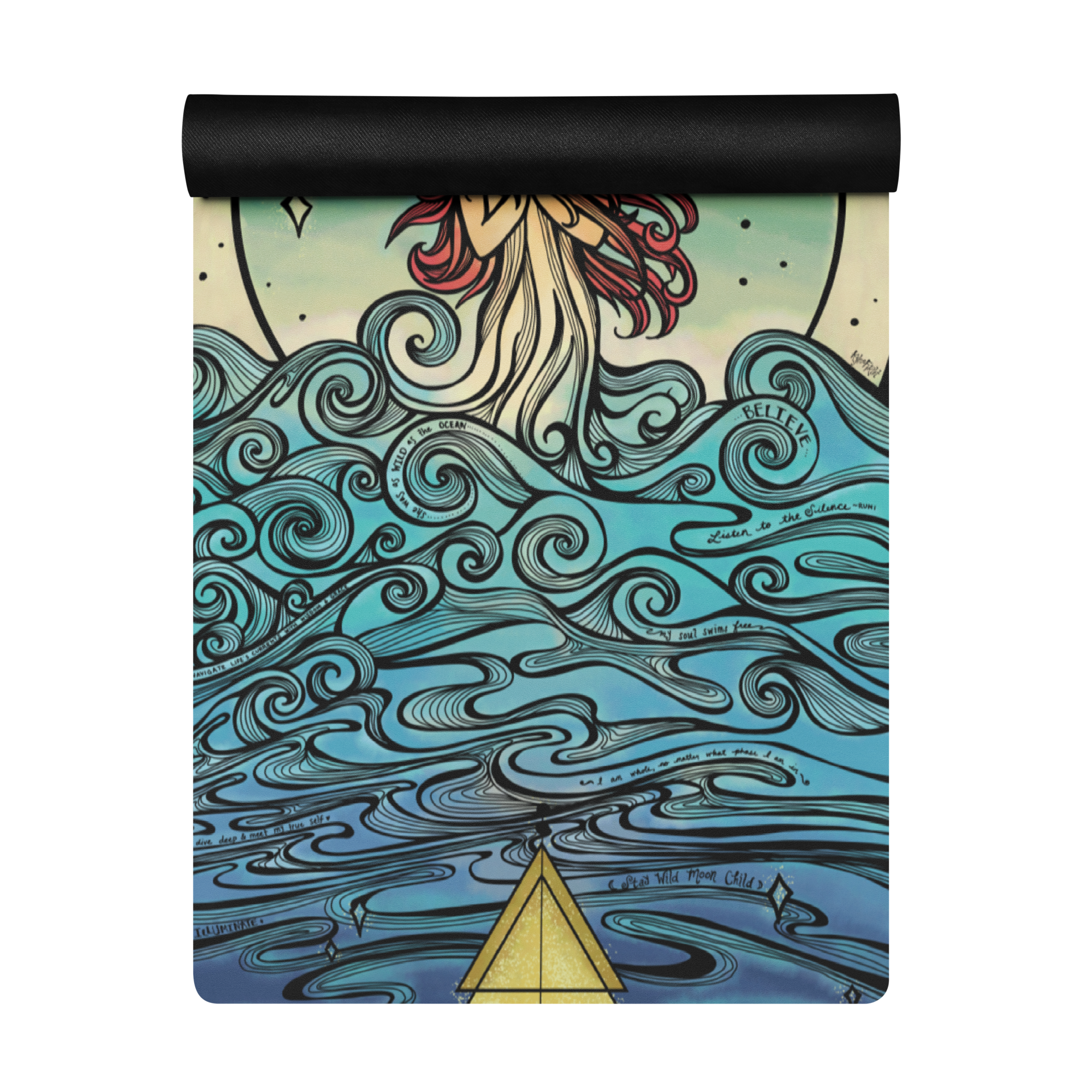 Kylee Firlit Creative - Wholesale Yoga Mat - Moon Goddess Yoga Mat3
