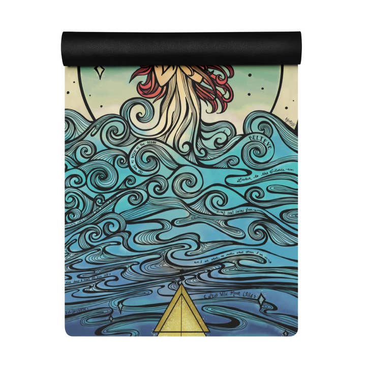 Kylee Firlit Creative - Wholesale Yoga Mat - Moon Goddess Yoga Mat3