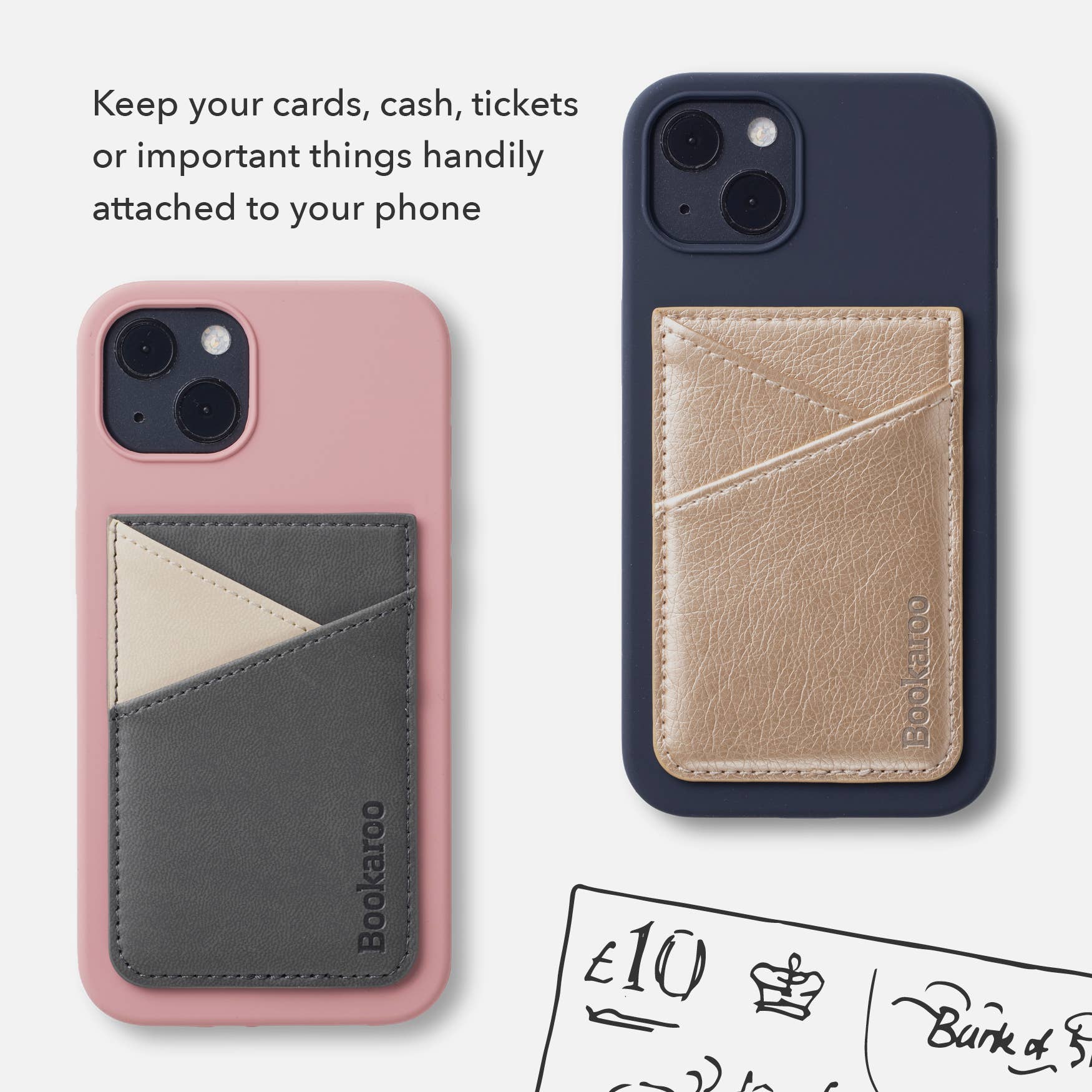 if USA - Wholesale Phone Wallet - Unisex - Bookaroo Phone Pocket5