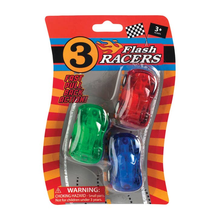 Toysmith - Wholesale Toy Car/Truck - Kids - Flash Racers Mini Pull Back Cars