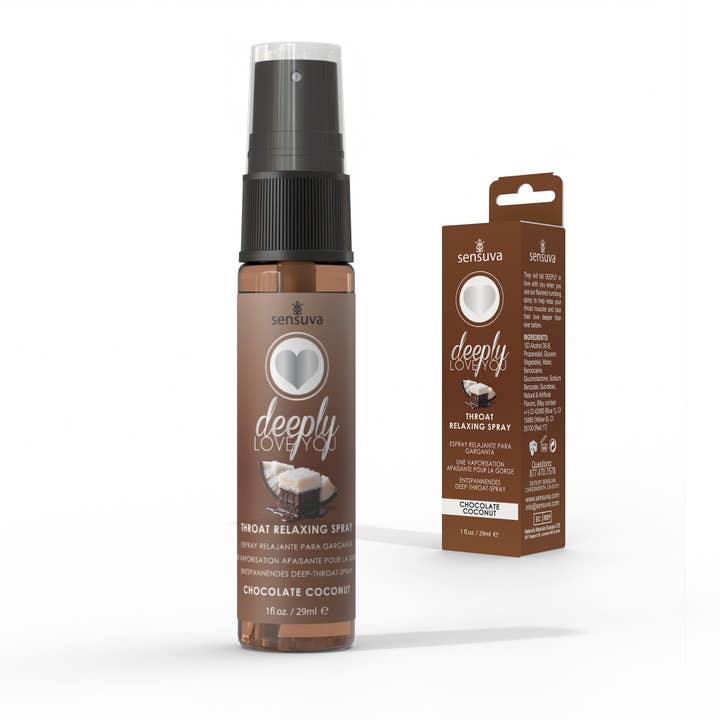 Deeply Love You Throat Relaxing Spray - Chocolate Coconut for wholesale by Sensuva