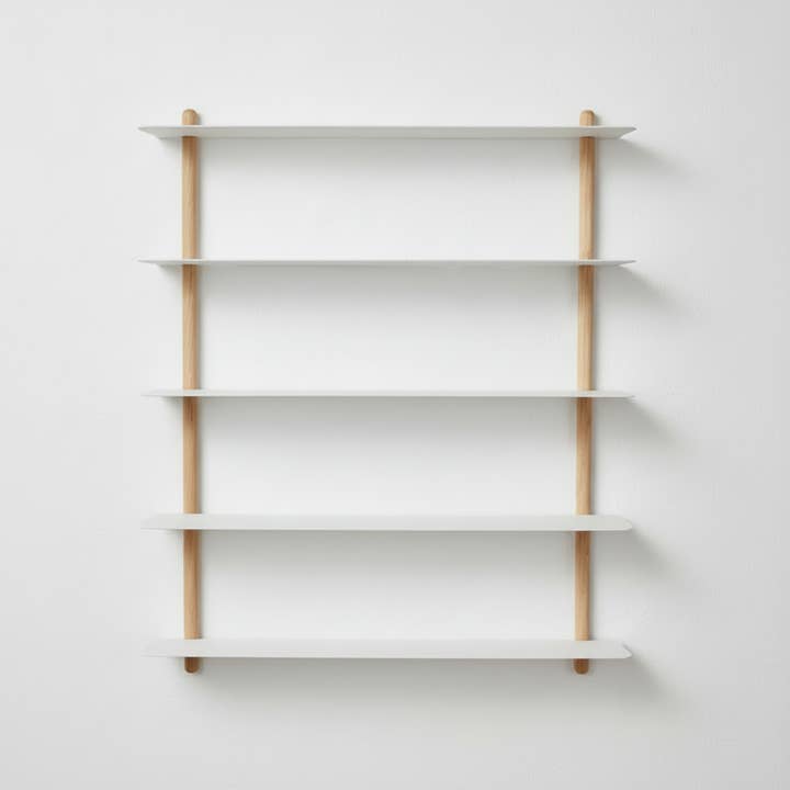 Studio Nordhaven - Wholesale Wall Mounted Shelf - NIVO Shelf Small E - light oak/white4