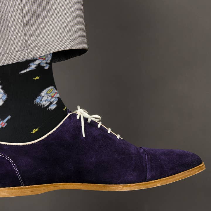 Real Sic - Vente Chaussettes – unisexe - Chaussettes drôles - Outils, maïs, zèbre, astronaute, chaussettes en coton3