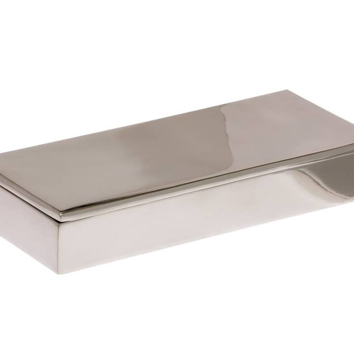 Scatola rettangolare grande in latta per la vendita all'ingrosso da parte di João Vieira de Campos, Lda.