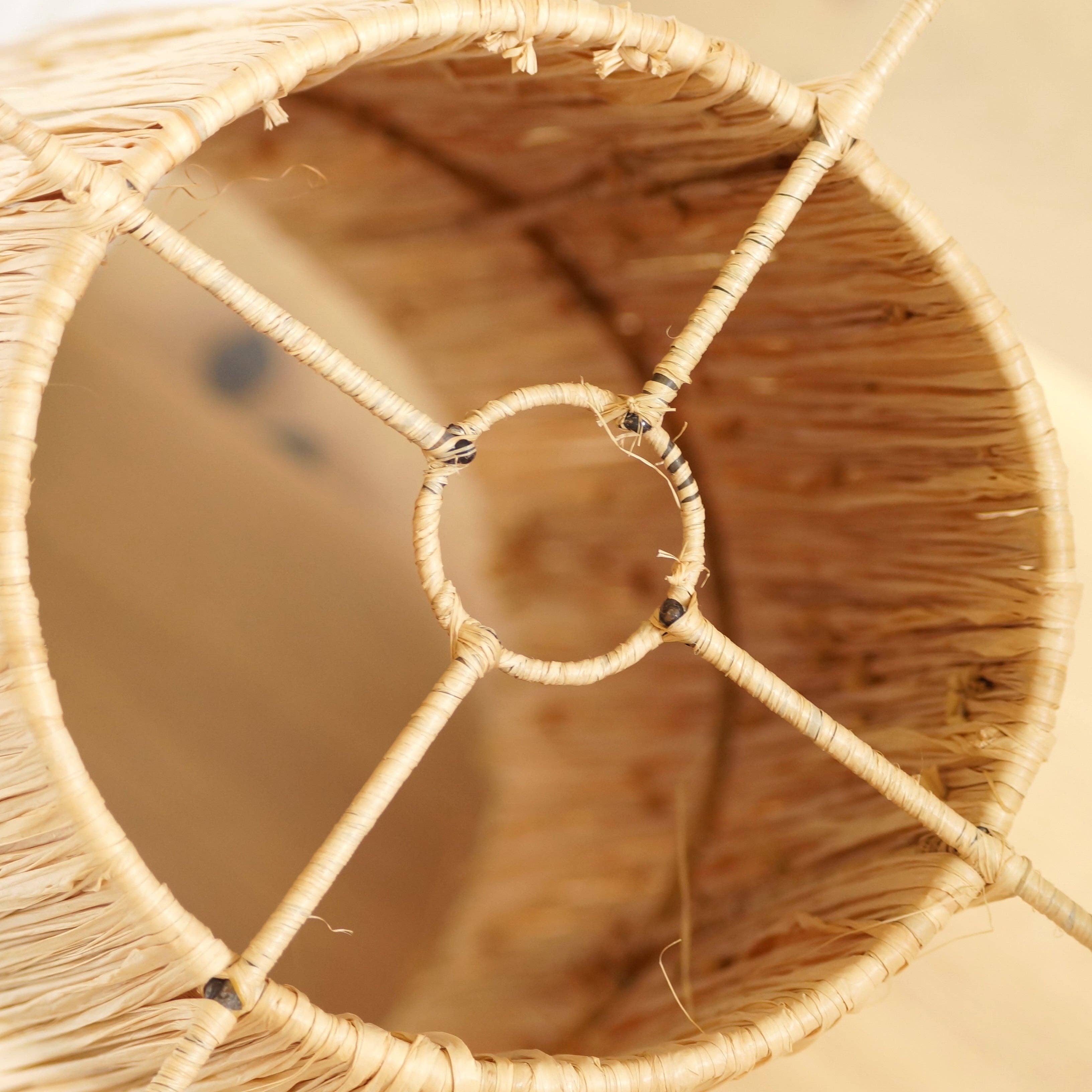 Bohome Living - Vente Lampes d'appoint/de bureau - Lampe à poser en raphia5