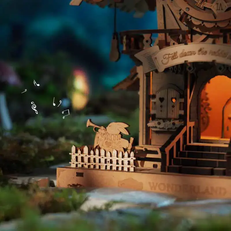 Robotime - Wholesale DIY Craft Kit - LC901 Cuckoo Clock - Natural Wood6