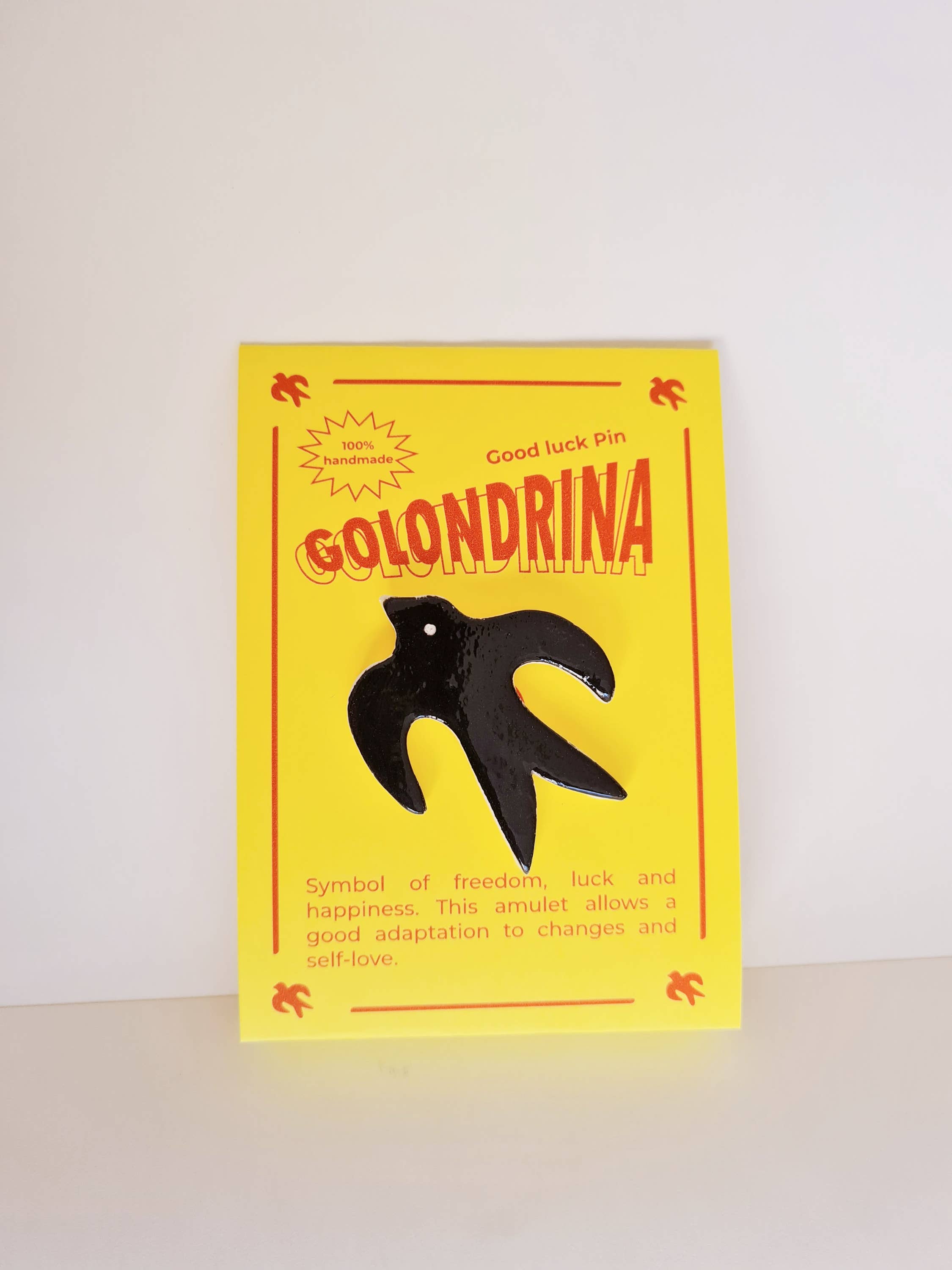 Terra Mate - Wholesale Lapel Pin/Button - HIRONDELLE ceramic brooch2