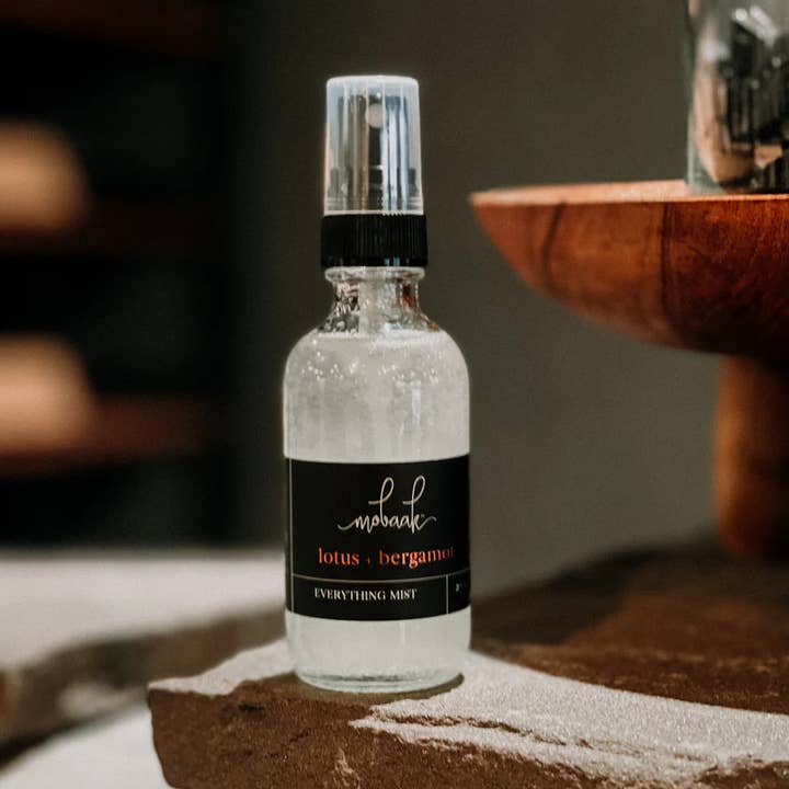 Lotus + Bergamot Everything Mist for wholesale by Mobaak Aroma Co.