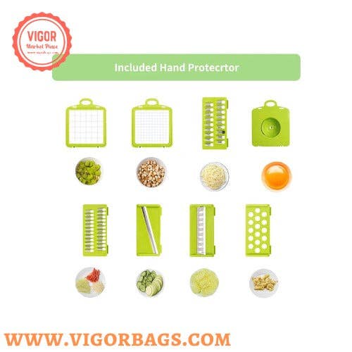 VIGOR - Wholesale Kitchen Tool/Gadget - Professional Vegetable Slicer for Kitchen 12 in 112