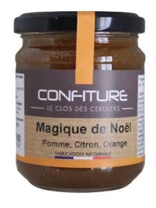 Mermelada «mágica navideña» (manzana, limón y naranja) para venta al por mayor de LA MOUTARDERIE CONFISERIE DE NOUVELLE AQUITAINE